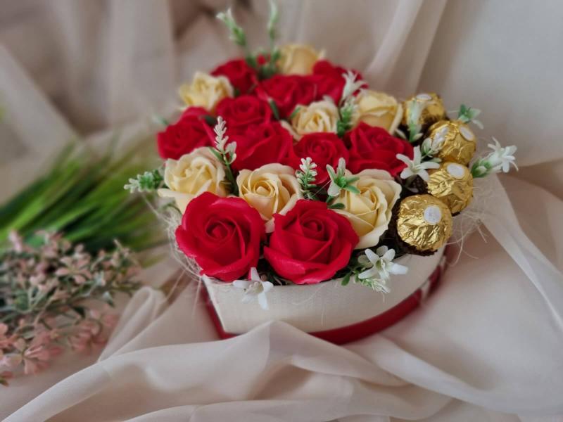 Букет "Шарено сърце"