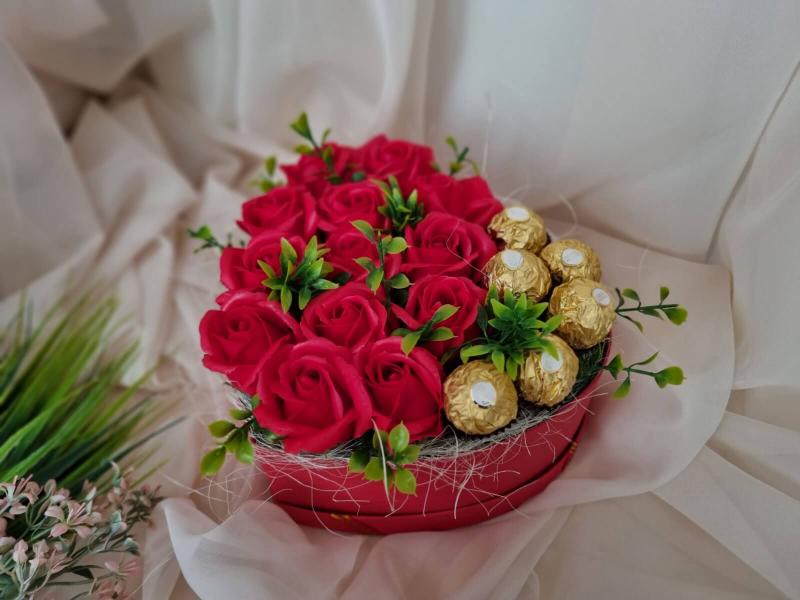 Букет "Червено сърце"