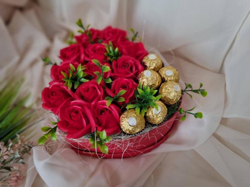 Букет "Червено сърце"