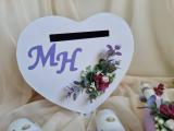Сватбен комплект " Аз съм само цвят лилав "